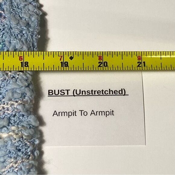 Vintage Emily's Closet Handmade Chunky Pastel Knit Lightweight Sweater Vest LRG - Picture 4 of 16